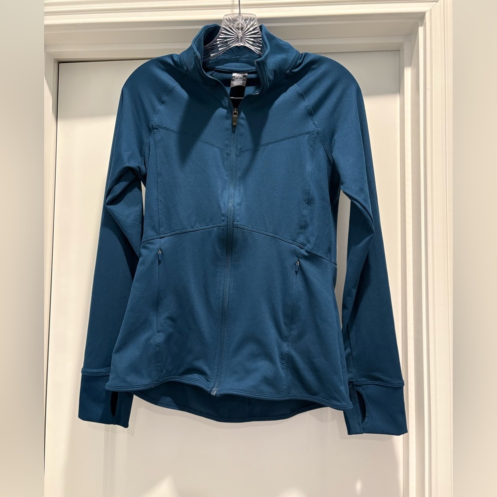 Women's Teal Full Zip Jacket